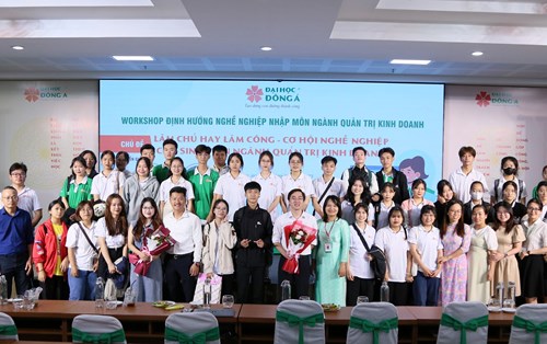 Workshop “LÀM CHỦ HAY LÀM CÔNG - CƠ HỘI NGHỀ NGHIỆP CHO SINH VIÊN NGÀNH QTKD”